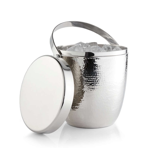 Crate&Barrel Kitchen Hammered Metal Ice Bucket Poshmark